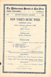 Singer Recitals at Carnegie Hall 1919-1921 - Lot of 7 Programs + Playbills
