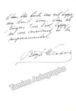 Singers Autograph Quotes - Set of 7 Signed Pages