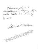 Singers Autograph Quotes - Set of 7 Signed Pages