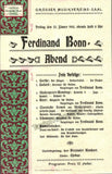 Singing Recital Programs - Vienna 1895-1917 - Lot of 9