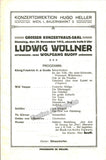 Singing Recital Programs - Vienna 1895-1917 - Lot of 9