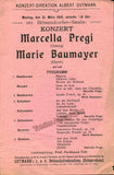 Singing Recital Programs - Vienna 1895-1917 - Lot of 9
