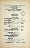 Sociedad Filarmonica Madrileña - Collection of 28 Vocal Concert Programs 1905-1929