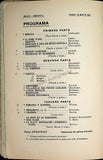 Sociedad Filarmonica Madrileña - Collection of 28 Vocal Concert Programs 1905-1929