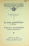 Sociedad Filarmonica Madrileña - Collection of 28 Vocal Concert Programs 1905-1929