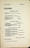 Sociedad Filarmonica Madrileña - Collection of 28 Vocal Concert Programs 1905-1929