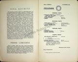 Sociedad Filarmonica Madrileña - Collection of 28 Vocal Concert Programs 1905-1929