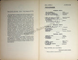 Sociedad Filarmonica Madrileña - Collection of 28 Vocal Concert Programs 1905-1929