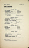 Sociedad Filarmonica Madrileña - Collection of 28 Vocal Concert Programs 1905-1929
