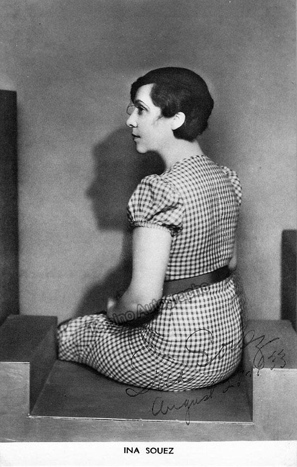 SOUEZ, Ina Signed Photo Genuine Signed Tamino