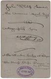 Sousa, John Philip - Autograph Music Quote from "The Stars and Stripes Forever" - Signed Cabinet Photo 1905