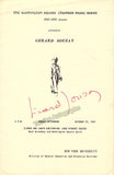 Souzay, Gerard - Lot of 3 Signed Programs