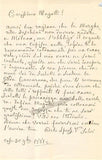 Spech-Salvi, Adelina - Spech, Giuseppe - Pair of Autograph Letters Signed