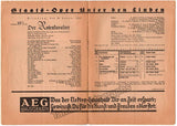 Staats Theater Berlin - Program lot of 5 1925-1936