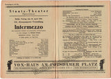 Staats Theater Berlin - Program lot of 5 1925-1936