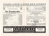 Staats Theater Berlin - Program lot of 5 1925-1936