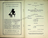 Stokowski, Leopold - Philadelphia Orchestra Program Lot 1924-1940
