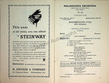 Stokowski, Leopold - Philadelphia Orchestra Program Lot 1924-1940