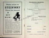 Stokowski, Leopold - Philadelphia Orchestra Program Lot 1924-1940