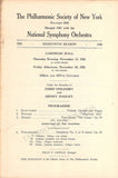 Stransky, Josef - Lot of 7 Carnegie Hall Concert Programs 1920-1923