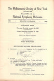 Stransky, Josef - Lot of 7 Carnegie Hall Concert Programs 1920-1923