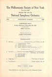 Stransky, Josef - Lot of 7 Carnegie Hall Concert Programs 1920-1923