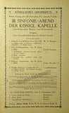 Strauss Conducting - Lot of 8 Programs 1912-1917 - Konigliches Opernhaus Berlin