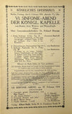 Strauss Conducting - Lot of 8 Programs 1912-1917 - Konigliches Opernhaus Berlin