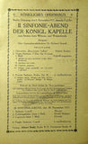 Strauss Conducting - Lot of 8 Programs 1914-1919 - Konigliches Opernhaus Berlin