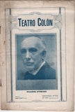 Strauss, Richard - Concert Program Conducting his Own Music - Buenos Aires 1920