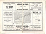 Strauss, Richard - Concert Program Conducting his Own Music - Buenos Aires 1920