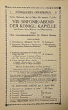 Strauss, Richard - Lot of 8 Program 1914-1917