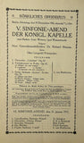 Strauss, Richard - Lot of 8 Program 1914-1917