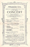 String Concert Programs - Lot of 12 German Programs 1899-1935