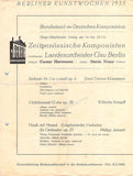 String Concert Programs - Lot of 12 German Programs 1899-1935