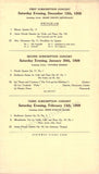 String Ensembles - Lot of 7 Programs/Playbills New York 1908-1928
