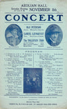 String Ensembles - Lot of 7 Programs/Playbills New York 1908-1928