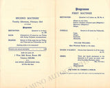 String Ensembles - Lot of 7 Programs/Playbills New York 1908-1928