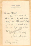 Sullivan, Arthur - Gilbert, William S. - Autograph Notes Signed