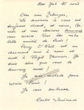 Surinach, Carlos - Set of 4 Autograph Letter Signed