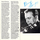 Szeryng, Henryk - Isador, Michael - Signed Program Kassel 1977