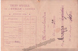 Tamagno, Francesco - Otello London Premiere Program 1889