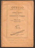 Tamagno, Francesco - Otello London Premiere Program 1889