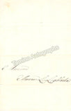 Tamburini, Antonio - Autograph Letter Signed to Luigi Lablache 1844