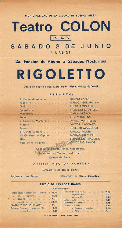 Rigoletto 1945