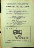 Teatro del Liceo - Collection of 49 Opera Programs 1930-1957 (Part 2)
