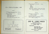 Teatro del Liceo - Collection of 60+ Opera Programs 1930-1957 (Part 1)