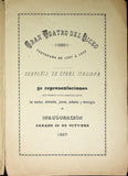 Teatro del Liceo - Program Collection of 61 Opera Programs 1887-1930
