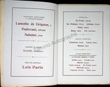 Teatro del Liceo - Program Collection of 61 Opera Programs 1887-1930