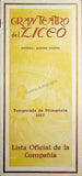 Teatro del Liceo - Program Collection of 61 Opera Programs 1887-1930